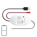 I&scaron;manusis garažo durų jungiklis Meross MSG100HK, suderinamas su Apple HomeKit &ndash; belaidis valdymas per Wi-Fi vienoms sekcijinėms durims