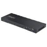 StarTech.com 4 prievadų HDMI skirstytuvas su įmontuotu keitikliu, 4K 60Hz, HDMI 2.0, 1 į 4, 3,5 mm / optinis garsas