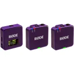 R&Oslash;DE Wireless GO III Violetinė &ndash; belaidė mikrofonų sistema (violetinė)