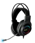 Esperanza EGH7100 Courser ausinės žaidimams su mikrofonu, 7.1 virtualus garsas, USB 2.0, garso reguliavimas, juodos