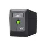 Green Cell PowerProof UPSLM360 650VA / 360W line-interactive UPS nepertraukiamo maitinimo blokas su LCD, 12V 7Ah