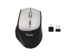 Equip 245115 Belaidė pelė su dvigubo ry&scaron;io adapteriu (USB-C+A)
