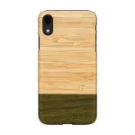 Dėklas iPhone XR man and wood &mdash; bambuko mi&scaron;kas juodas