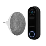 I&scaron;manusis vaizdo skambutis Hombli Pack Black White IP65 Belaidis 1080p