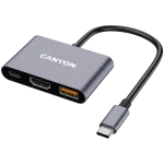 Canyon DS-4 USB Type-C centrinė stotelė 10000 Mbit/s HDMI USB 3.2 Gen 2