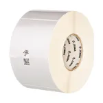 Zebra Z-Ultimate 3000T 3006628 etikečių rulonas, poliesteris, sidabrinis, nuolat limpantys klijai, 70 x 32 mm, 25,4 mm &scaron;erdis, &Oslash; 127 mm, 2370 etikečių/rulone (28 440 komplekte)