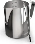 Xavax Barista 00111280 pieno plakimo ąsotėlis su latte art ra&scaron;ikliu, 600 ml, nerūdijantis plienas, sidabrinis