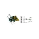 I&scaron;plėtimo kortelė Exsys EX-44140-2 PCIe (RS-232 + lygiagretusis prievadas)