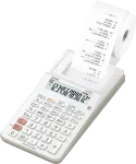 CASIO HR-8RCE-WE balta spausdinanti darbastalio skaičiuoklė