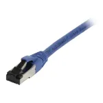 Synergy 21 jungiamasis kabelis RJ45, CAT8.1 2000MHz, 0,25 m, mėlyna, S-STP (S/FTP), TPE (Ultra SuperFlex), AWG26