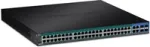 TRENDnet TPE-5048WS - Valdomas jungiklis (Smart Switch) - 48 prievadai 10/100/1000 (PoE+) + 4 kombinuoti Gigabit SFP - stalinis, montuojamas į stelažą - PoE+ (740 W) - AC 100-240 V