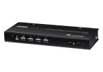 ATEN CS742H 2 prievadų USB 4K HDMI dviejų monitorių KVM jungiklis (su kabeliais)