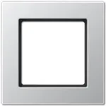 JUNG AC 581 AL &ndash; aliuminis &ndash; termoreakcinis plastikas &ndash; 84 mm &ndash; 84 mm