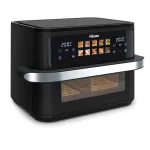 Kar&scaron;to oro gruzdintuvė Tristar FR-9078 Double 10 L, 2800 W, liečiamasis valdymas, LCD, juoda/nerūdijantis plienas
