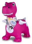 Pripučiamas &scaron;okinėjantis žaislas Jamara HoppyDoo Dino su sparneliais rožinis su pompa 466008