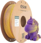 PLA MATTE DUAL 1,75 mm violetinė geltona 1 kg eSUN 3D FILAMENTAS (PLA-MTD175B-ZY1P1)