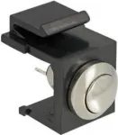 Laidų jungtis Keystone DeLOCK 86402 LED Juoda Nerūdijantis plienas