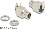DeLOCK Connector DC 5.5 x 2.1 mm moteri&scaron;kas skydinis lituojamas kampuotas 20 V 10 A