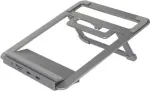 Renkforce RF-LLS-400 USB-C&reg; ne&scaron;iojamojo kompiuterio dokavimo stotelė / stovas, tinkama prekės ženklui Universal, Apple USB-C&reg; Power Delivery (RF-5239194)