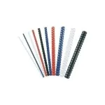Fellowes plastikiniai įri&scaron;imo spyruoklės 12 mm, 21 žiedai, A4, 80 lapų, balta, 25 vnt.