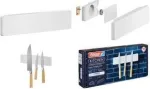 tesa Messerhalter White (70047-00000-01) &ndash; laikiklis peiliams, baltas