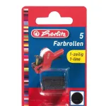 Herlitz 1605286 &ndash; Raudonas cilindrinis rulonas kainų žymekliams (5 vnt.)