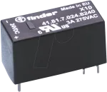 Relė ki&scaron;tukinė / PCB 41.81.7.024.8240 (418170248240) FINDER