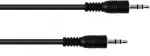 3,5 mm stereo kabelis Omnitronic 30211600 &mdash; 1,5 m, juodas, TRS ki&scaron;tukas-ki&scaron;tukas