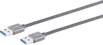 USB laidas S/CONN 13-37150 USB 3.2 Gen 2 1,5 m pilkas