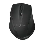Logilink belaidė pelė BT5.0, ergonomi&scaron;ka, juoda