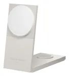 Belaidis įkroviklis Native Union Rise 3 viename Qi2 &mdash; USB, 2 m laidas, &scaron;viesiai pilka (smiltainio)
