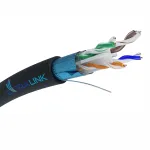 Extralink CAT6 FTP (F/UTP) V2 External vytos poros kabelis 25m