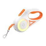 Automatinis pavadėlis &scaron;unims Rojeco RSSQYSFG3M-06 &mdash; 3 m, oranžinis