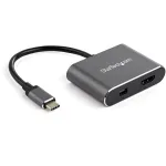StarTech.com USB-C multiport video adapteris - 4K 60Hz USB-C į HDMI 2.0 arba Mini DisplayPort 1.2 monitoriaus adapteris - USB Type-C 2-in-1 ekrano keitiklis HDMI/MDP HBR2 HDR - TB3 suderinamas
