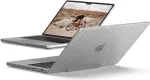 UAG Essential Armor dėklas, skirtas MacBook Pro 14 (M1/M2/M3 MAX & PRO/M4/M4 MAX & PRO/M5) (2021&ndash;2025), permatomas