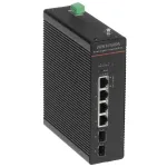 Hikvision DS-3T1506HP-SI-4P2F(O-STD)/NO POWER UNIT - Nevaldomas Gigabit PoE++ komutatorius - 4 PoE+ prievadai + 2 SFP kylanti linija - 60W biudžetas