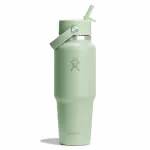 Hydro Flask Travel Bottle Wide Flex Straw Cap 32OZ 946ml Aloe