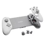&bdquo;GameSir G8+ MFi&ldquo; mobiliojo žaidimų valdiklis &ndash; baltas &ndash; &bdquo;Bluetooth&ldquo;/USB-C &ndash; skirtas &bdquo;Android&ldquo;, &bdquo;iOS&ldquo;, &bdquo;Nintendo Switch&ldquo;, PC