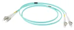 EFB Elektronik IPL-DR-LCULCU-3-1000 Skaidulinio ry&scaron;io &scaron;uolis, OM3, LC/UPC &ndash; LC/UPC, duplex, 10 m, LSZH, vidaus