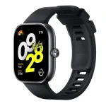 Xiaomi Redmi Watch 4 &ndash; i&scaron;manusis laikrodis su TPU dirželiu, juodas, 135&ndash;205 mm rie&scaron;o apimtis, 5 cm (1,97 col.) ekranas