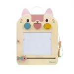 Lilliputiens Wooden Magnetic Drawing Board &ndash; Jeanne the Cat 18m+