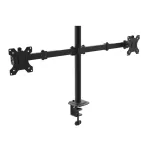 Akyga AK-MB-02 dvigubas monitorių laikiklis ant stalo, 2 x 10 kg, VESA 75x75 / 100x100, 15&ndash;32", juodas