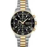 Vyri&scaron;kas laikrodis BOSS 1513908 45mm Nerūdijantis plienas Mėlynas ciferblatas Chronografas