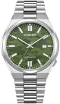 Citizen vyri&scaron;kas automatinis laikrodis NJ0159-86X, 40 mm, aukso spalvos nerūdijančio plieno, žalias ciferblatas