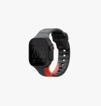 UNIQ Stride De Rubber Strap for Apple Watch 49/46/45/44mm Charcoal