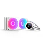 Vandens au&scaron;intuvas CPU NZXT Kraken Plus RGB 240 &mdash; 120 mm ventiliatoriai, FDB guolis, baltas