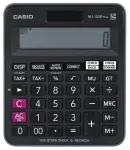 Casio MJ-120D Plus stalinis skaičiuotuvas (12 skaitmenų, baterija ir saulės energija), juodas