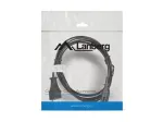 Lanberg CA-C7CA-10CC-0018-BK maitinimo laidas, juodas, 1,8 m, C7 jungtis, CEE7/16