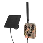 Denver WSL-8050 saulės energija maitinama laukinės gamtos kamera su 20MP nuotrauka, Full HD vaizdo įra&scaron;u, naktiniu matymu ir integruotu saulės paneliu