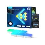 Govee H8069 i&scaron;maniosios mini &scaron;viesos plok&scaron;tės, RGBIC, Wi-Fi + Bluetooth, 10 vnt. rinkinys